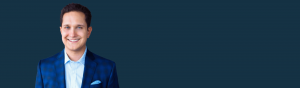 GR2023 Keynote speaker, Jack Dorsey, on a dark blue background.