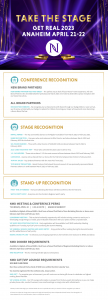 Take the Stage | Get Real 2023, Anaheim April 21-22